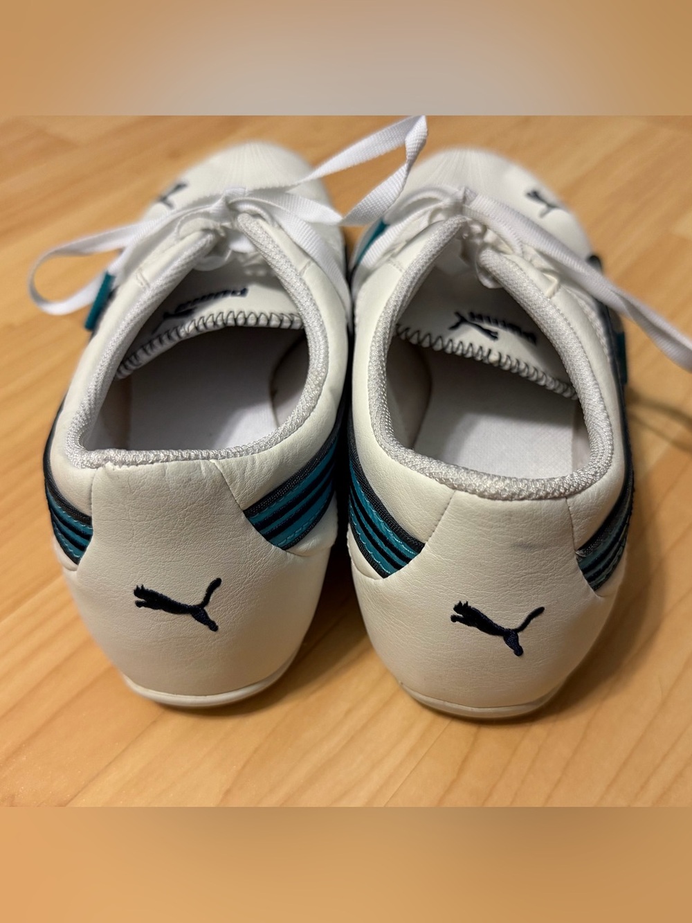 Puma White & Blue Women's Shoes Sport Kicks Casual Sneakers Size 10 NWOT - Picture 4 of 9